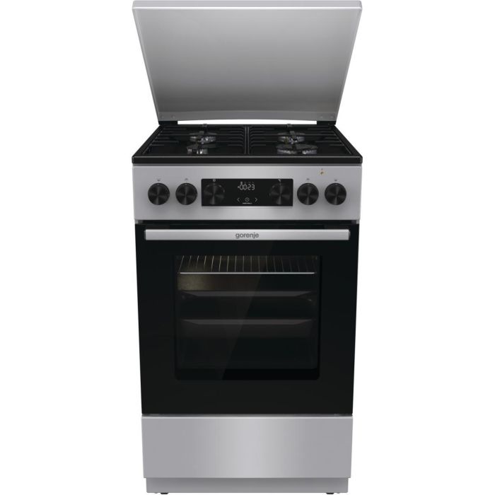 Плита Gorenje комби, 70л, 50x60см, дисплей, IconLed,эмалированные, нерж