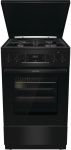 Плита Gorenje комбінована, 70л, 50x60см, дисплей, чавун, чорний