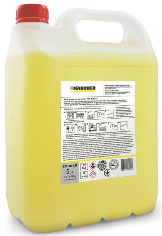 Засіб автомобільний Karcher RM 806, для пінного очищення, 5л, концентрат