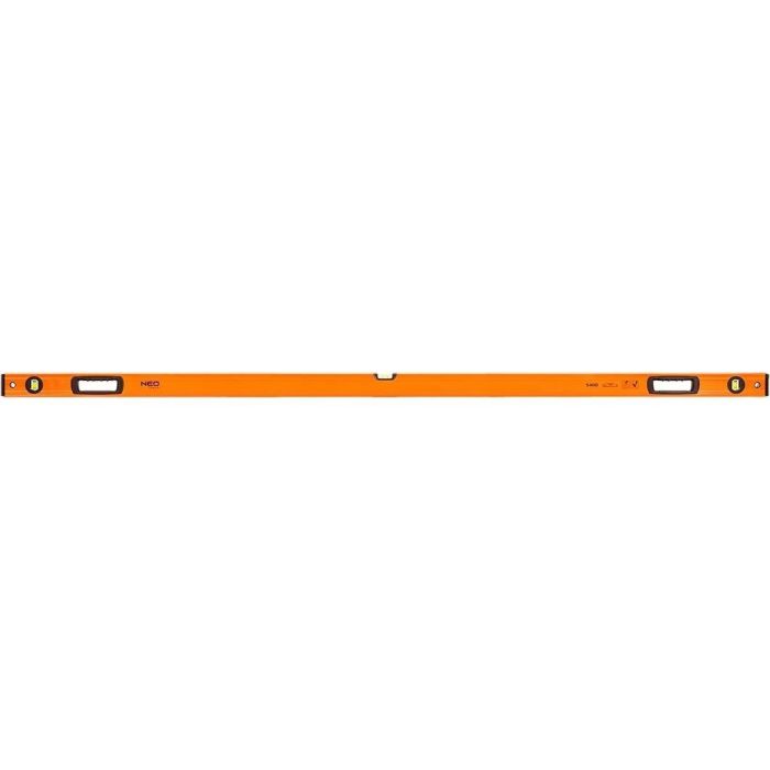 Уровень Neo Tools S 400 алюминиевый, 200 см, 3 капсулы, 2 отверстия для рук