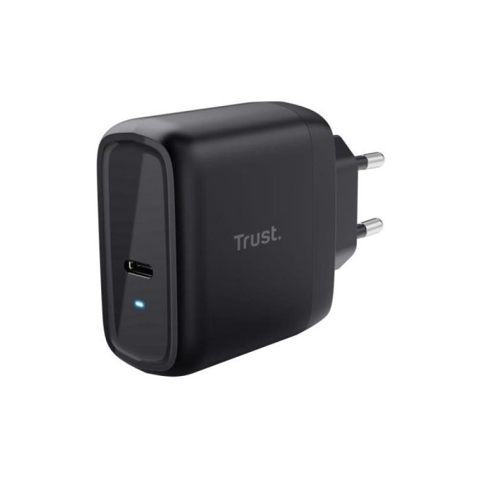 Зарядное устройство сетевое Trust Maxo 65Вт, USB-C PD, черный