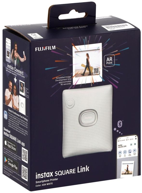 Фотопринтер Fujifilm INSTAX SQ Link White