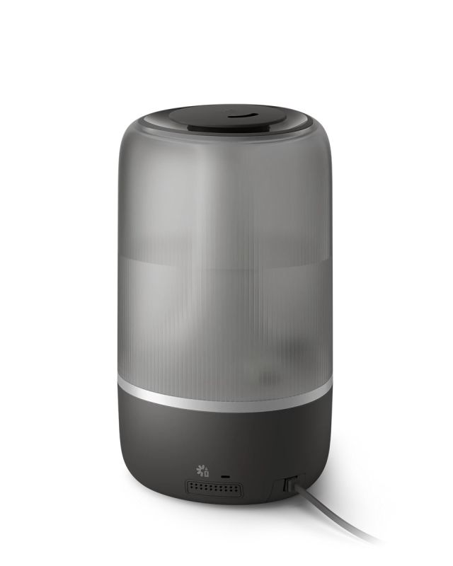 Зволожувач повітря Philips традиційне зволоження Series 1000, 41м2, 3л, 275мл/г, електр. кер-ння, режим сну, нічник, темно-синій