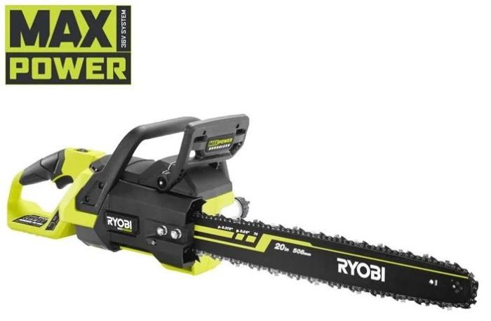 Пила цепная аккумуляторная Ryobi Max Power RY36CSX50A-0 36В 50см 5.3кг без АКБ и ЗУ