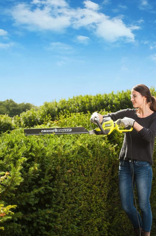 Кусторез сетевой Ryobi RHT8165RL 800Вт 65см шаг реза 34мм 4кг