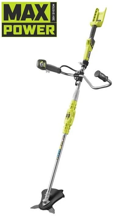 Триммер садовый аккумуляторный Ryobi Max Power RBC36X26BG2-0 36В 26см нож/леска 30см эргоремни Vertebrae 3.7кг без АКБ и ЗУ