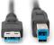 Кабель DIGITUS USB 3.0 (AM/BM) 1.8м, чорний
