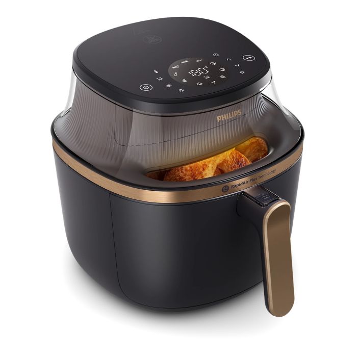 Мультипечь Philips Ovi Series 3000, 1700Вт, чаша-6.2л, сенсорное управл., 12 авто. программ, пластик, чорний
