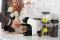 Кофеварка Ardesto капсульная, 0.8л, капсулы Nespresso, Nescafe Dolce Gusto, молотый кофе, сенсорное управление, белый