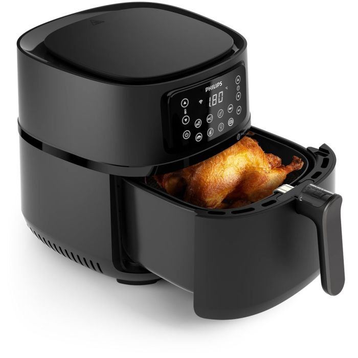 Мультипечь Philips Ovi Connected XXL  2000Вт, чаша-7.2л, сенсорное управл., 8 авто. программ, пластик, чорний