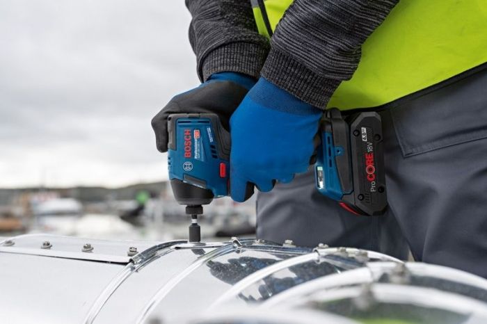 Гвинтоверт ударний акумуляторний Bosch Professional GDR 18V-220 C 18В 2х5А·год 0-3400об/хв 220Нм 1кг Bluetooth