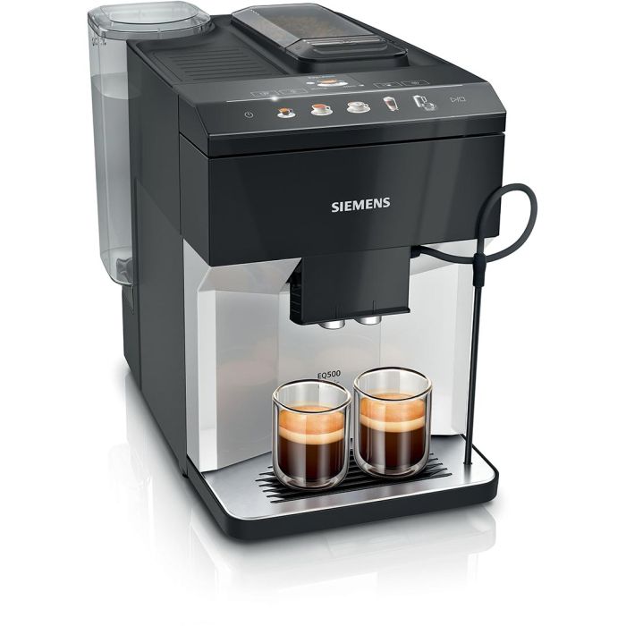 Кофемашина Siemens 1.9л, зерно, ручной капучинатор, авторецептов - 6, черный