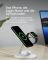 Зарядний пристрій бездротовий Belkin 3в1 Magnetic Adjustable Pad Qi2 15Вт, білий