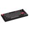 Клавиатура механическая Lemokey  P1 Pro 84Key, Keychron Super Banana, WL/BT/USB-A, QMK/VIA, Hot-Swap, EN/UKR, RGB,  Knob, Carbon Black