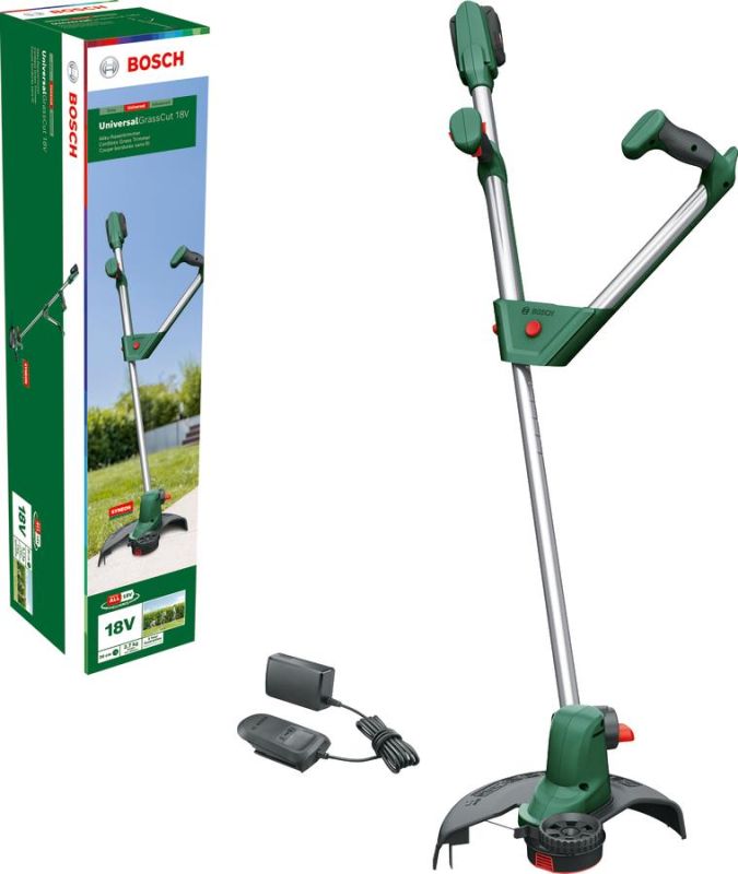 Триммер садовый аккумуляторный Bosch UniversalGrassCut 18V-260 1х2.5А·час 26см 2.3кг
