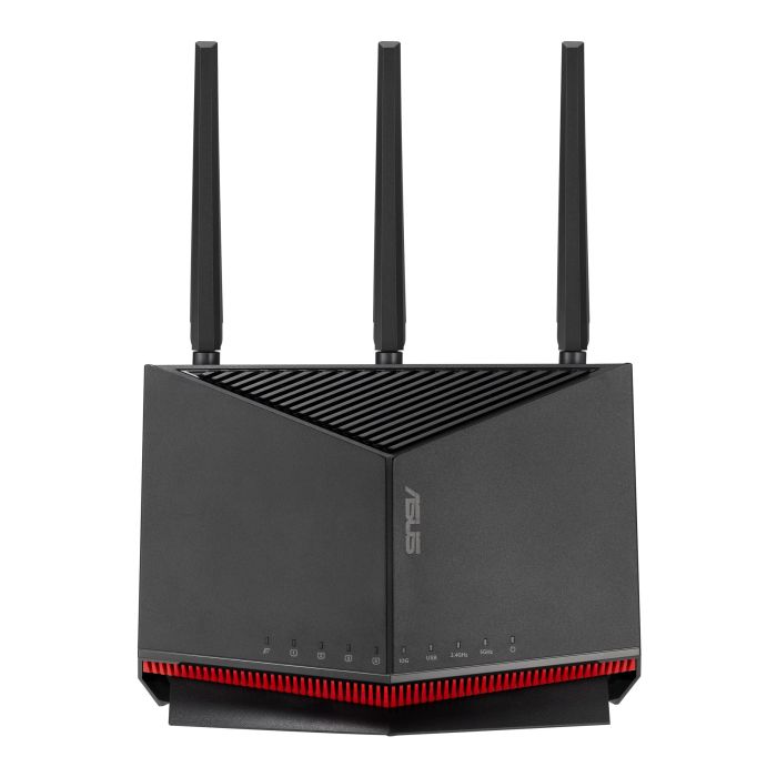 Маршрутизатор ASUS RT-BE86U BE6800, 3x2.5GE LAN, 1x2.5GE LAN/WAN, 1x10GE LAN/WAN, 1xUSB3.2, 1xUSB2.0, MESH