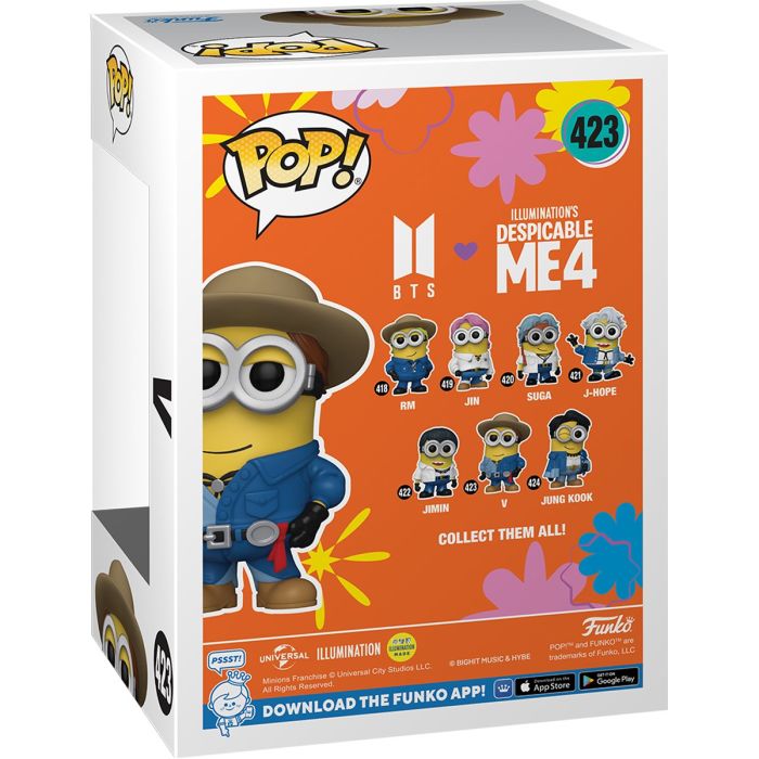 Фигурка Funko POP Rocks: Minions X BTS - V