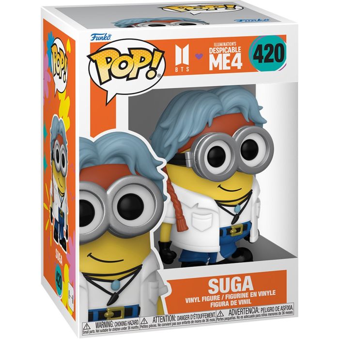 Фигурка Funko POP Rocks: Minions X BTS - Suga