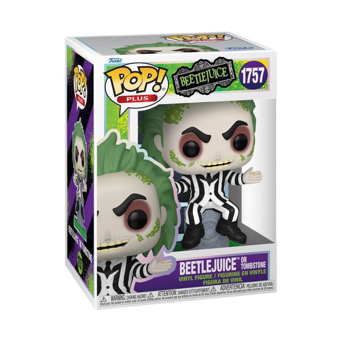 Фигурка Funko POP Plus: Beetlejuice S3 - Beetlejuice w/Tonbstone