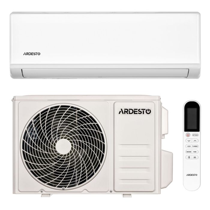 Кондиционер Ardesto  70м2 on/off 24000BTU 6.45кВт A/A -7°С R32 белый ARDESTO ARD-E24-R32