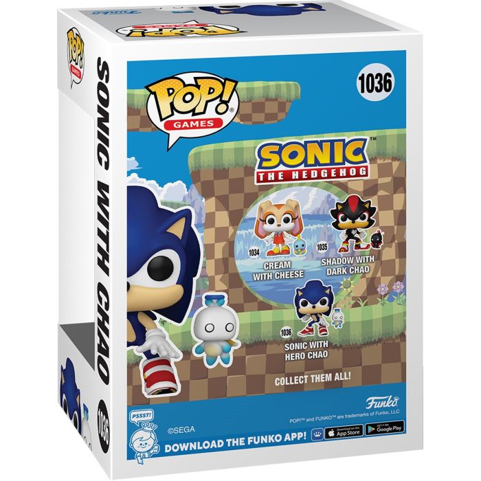 Фигурка Funko POP&buddy: Sonic - Sonic w/HChao