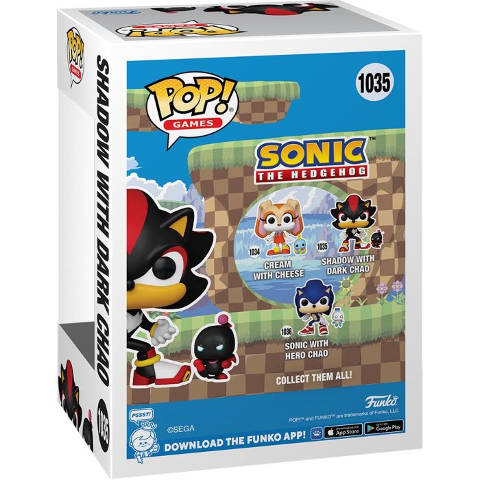 Фигурка Funko POP&buddy: Sonic - Shadow w/DChao