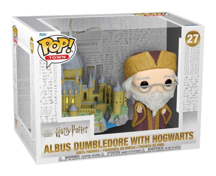 Фигурка Funko POP Town: Harry Potter - Dumbledore w/Hogwarts