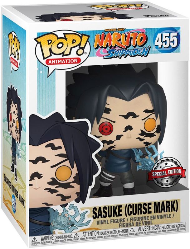 Фігурка Funko POP Animation: Naruto - Sasuke w/ scars (exc)