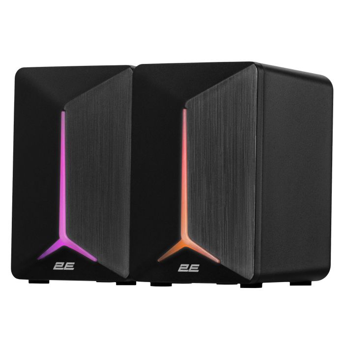 Акустическая система 2E GAMING SG300, 2.0, 3.5mm, RGB, чёрный