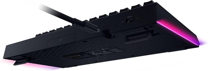 Клавиатура механическая Razer BlackWidow V4 Pro 75%, 81key, Mechanical Switches Gen-3, USB-A/WL/BT, EN, RGB, чёрный