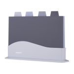 Набір дошок кухонних на підставці Ardesto Fresh, 4шт, 23.8x33.8x7см, пластик