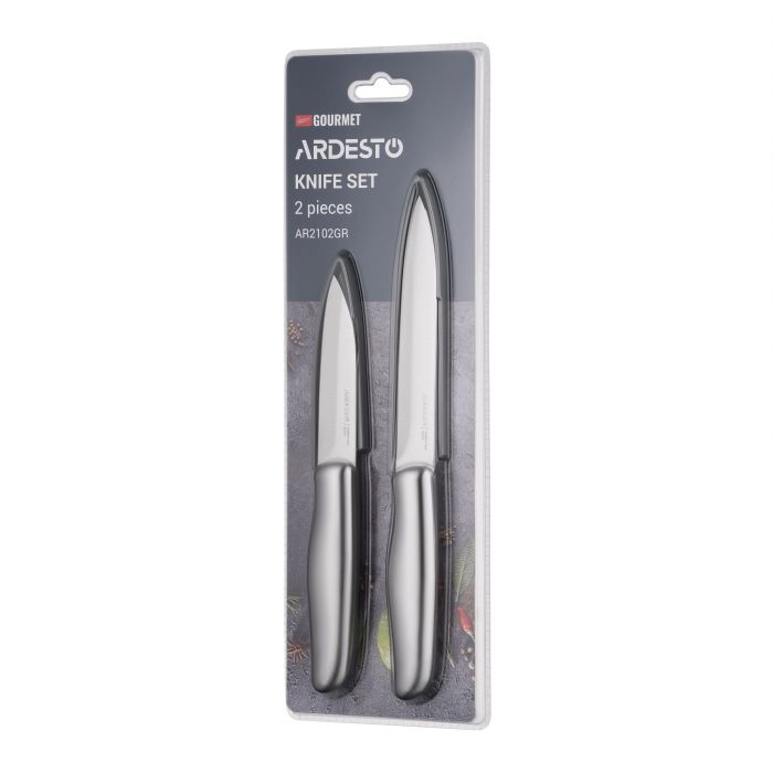 Набор ножей Ardesto Gemini Gourmet, 2 предмета, нержавеющая сталь