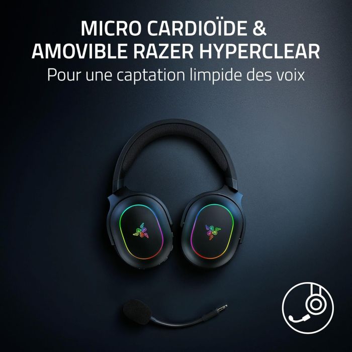 Гарнітура ігрова Razer Barracuda X Chroma, BT/WL, RGB, чорний