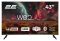 Телевизор 43" 2E LED 4K 60Hz Smart WebOS Black