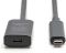 Подовжувач DIGITUS USB 3.2 Gen2 Active Cable 10G, C/M-C/F, 5м, чорний