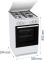 Плита Gorenje комби, 68л, 50x60см, эмалированные реш, с крышкой, белый