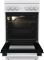 Плита Gorenje комби, 68л, 50x60см, эмалированные реш, с крышкой, белый