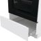 Плита Gorenje комби, 70л, 50x60см, IconLed, чугун, с крышкой, белый