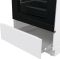 Плита Gorenje комби, 70л, 50x60см, дисплей,  чугун, белый