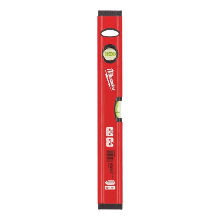 Уровень Milwaukee Slim Box, 40см, 2 капсулы, алюминиевый корпус