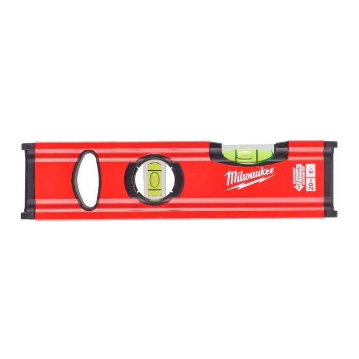 Уровень Milwaukee Slim 20, 20см, 2 капсула, алюминиевый корпус