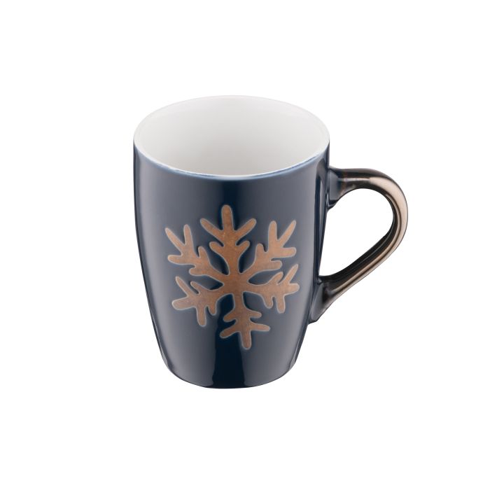 Чашка Ardesto Christmas Snowflake, 320мл, керамика, в ассортименте