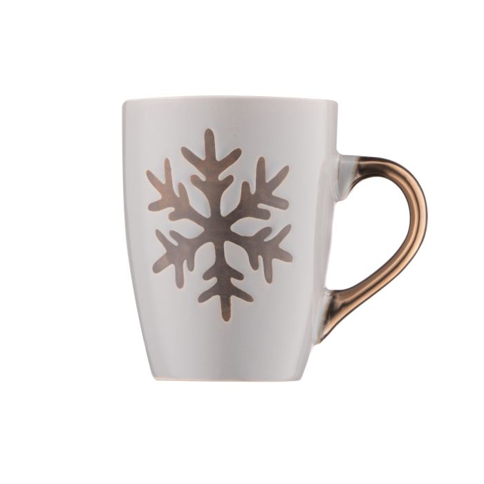 Чашка Ardesto Christmas Snowflake, 320мл, кераміка, в асортименті