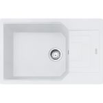 Мийка кухонна Franke Urban, фраграніт, прямокутник, з крилом, 780х500х220мм, чаша - 1, накладна, UBG 611-78 XL, білий