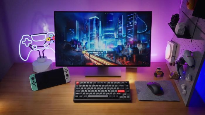 Клавиатура механическая Lemokey  P1 Pro 84Key, Keychron Super Brown, WL/BT/USB-A, QMK/VIA, Hot-Swap, EN/UKR, RGB,  Knob, Carbon Black