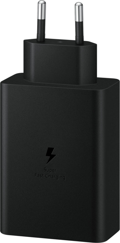 Зарядний пристрій мережевий Samsung 65Вт 2xUSB-С PD PPS/USB-A, чорний
