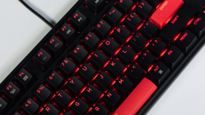 Клавиатура механическая Lemokey  X3 104Key, Keychron Red, USB-A, QMK/VIA, Hot-Swap, EN/UKR, RGB, чорний