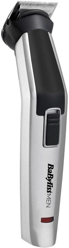 Набор для стрижки  Babyliss для бороды, усов, головы, носа и тела, акум., вибрационный мотор, насадок-8, чехол, сталь, серый