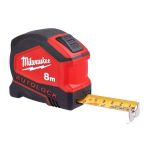 Рулетка Milwaukee Tape Measure Autolock, 8мх25мм, с фиксатором сматывания, АБС-пластик