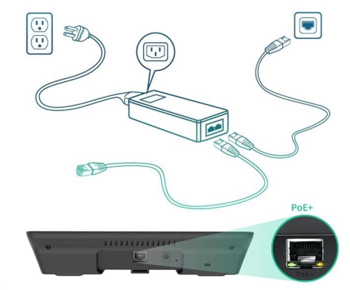 Контроллер Aver CP10 G2, Android 10, дисплей 10.1', PoE+, Zoom Rooms, черный